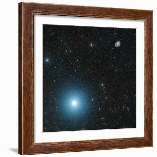Crab Nebula And Zeta Tauri Star-Davide De Martin-Framed Premium Photographic Print