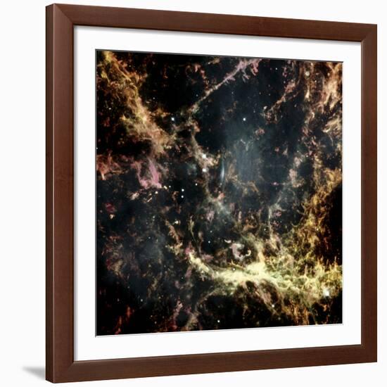 Crab Nebula Gas Filaments-null-Framed Photographic Print