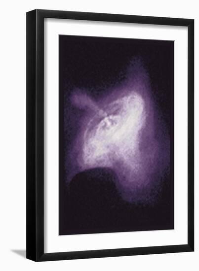 Crab Nebula-null-Framed Art Print