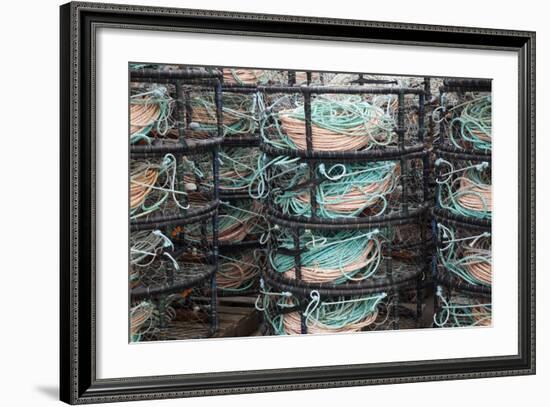 Crab Pots, Charleston, Oregon, USA-Jamie & Judy Wild-Framed Photographic Print