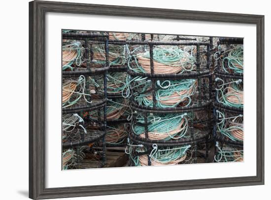 Crab Pots, Charleston, Oregon, USA-Jamie & Judy Wild-Framed Photographic Print