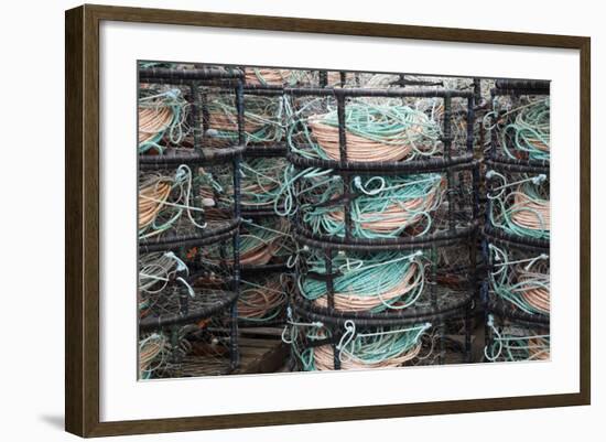 Crab Pots, Charleston, Oregon, USA-Jamie & Judy Wild-Framed Photographic Print