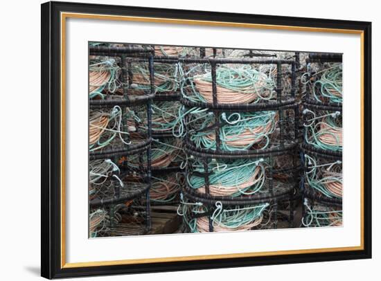 Crab Pots, Charleston, Oregon, USA-Jamie & Judy Wild-Framed Photographic Print