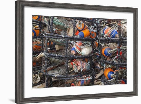 Crab Pots, Charleston, Oregon, USA-Jamie & Judy Wild-Framed Photographic Print