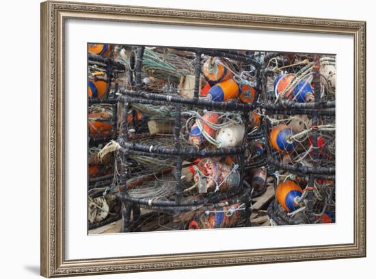 Crab Pots, Charleston, Oregon, USA-Jamie & Judy Wild-Framed Photographic Print