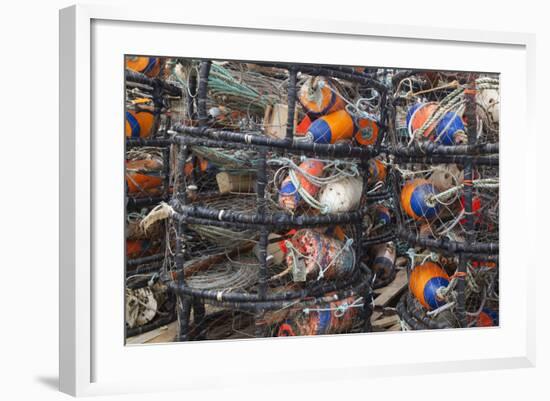 Crab Pots, Charleston, Oregon, USA-Jamie & Judy Wild-Framed Photographic Print