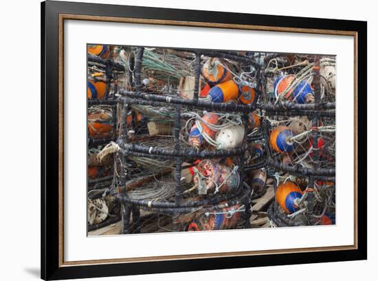 Crab Pots, Charleston, Oregon, USA-Jamie & Judy Wild-Framed Photographic Print