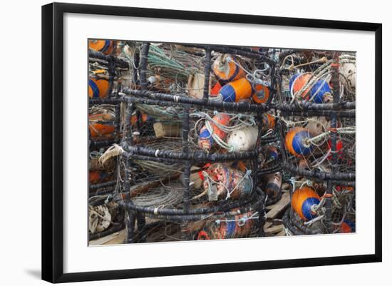 Crab Pots, Charleston, Oregon, USA-Jamie & Judy Wild-Framed Photographic Print