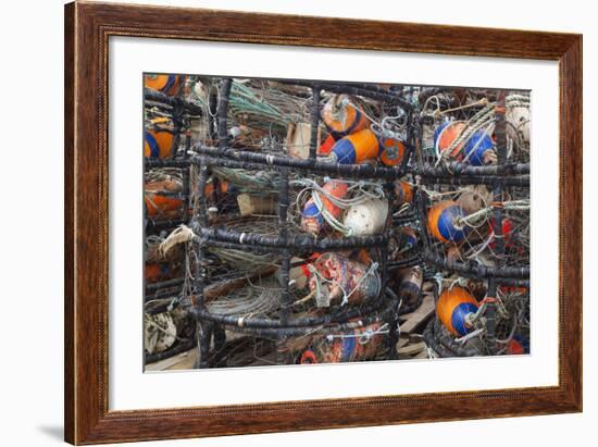 Crab Pots, Charleston, Oregon, USA-Jamie & Judy Wild-Framed Photographic Print