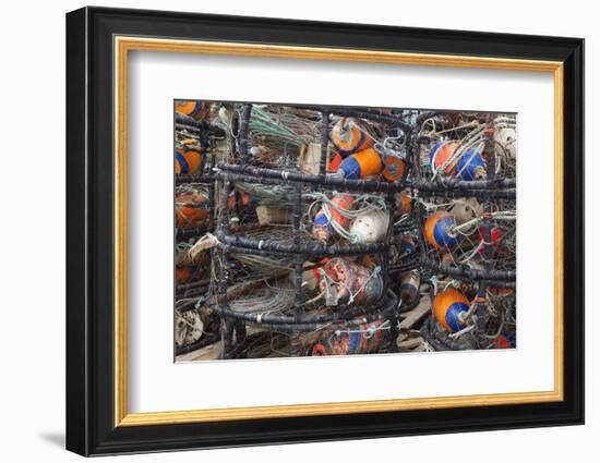 Crab Pots, Charleston, Oregon, USA-Jamie & Judy Wild-Framed Photographic Print