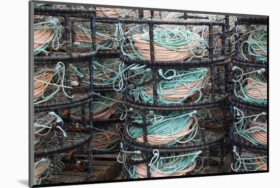 Crab Pots, Charleston, Oregon, USA-Jamie & Judy Wild-Mounted Photographic Print