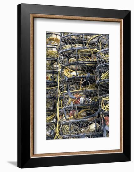 Crab Pots, Wrangell, Alaska, USA-Gerry Reynolds-Framed Photographic Print