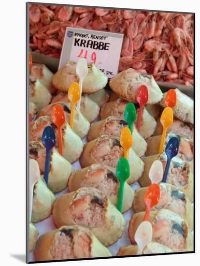 Crab Snacks, Bergen's Fish Market, Norway-Russell Young-Mounted Photographic Print