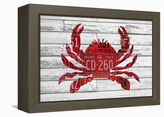 Crab-Design Turnpike-Framed Premier Image Canvas