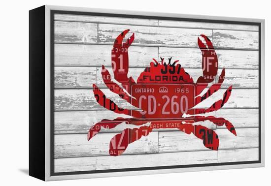 Crab-Design Turnpike-Framed Premier Image Canvas