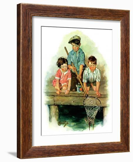 "Crabbing,"August 1, 1931-Ellen Pyle-Framed Giclee Print