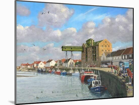 Crabbing - Wells Next to the Sea, Norfolk-Richard Harpum-Mounted Art Print