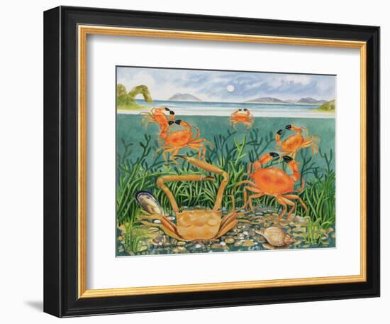 Crabs in the Ocean, 1997-E.B. Watts-Framed Giclee Print