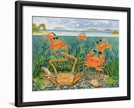 Crabs in the Ocean, 1997-E.B. Watts-Framed Giclee Print