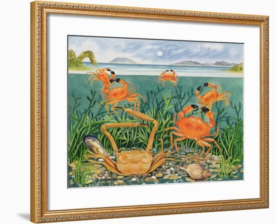 Crabs in the Ocean, 1997-E.B. Watts-Framed Giclee Print