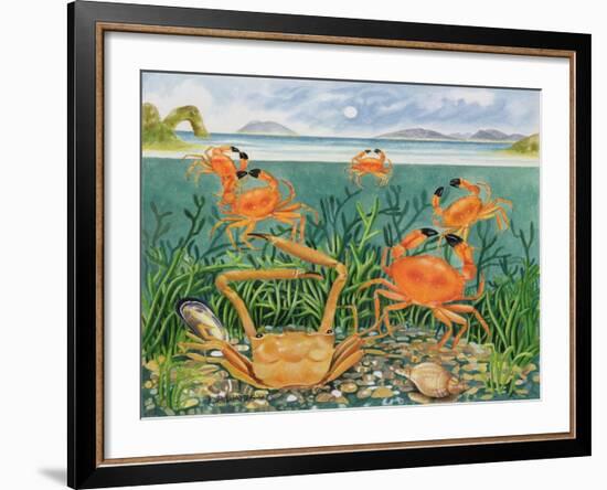 Crabs in the Ocean, 1997-E.B. Watts-Framed Giclee Print