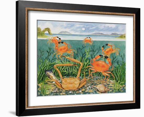 Crabs in the Ocean, 1997-E.B. Watts-Framed Giclee Print