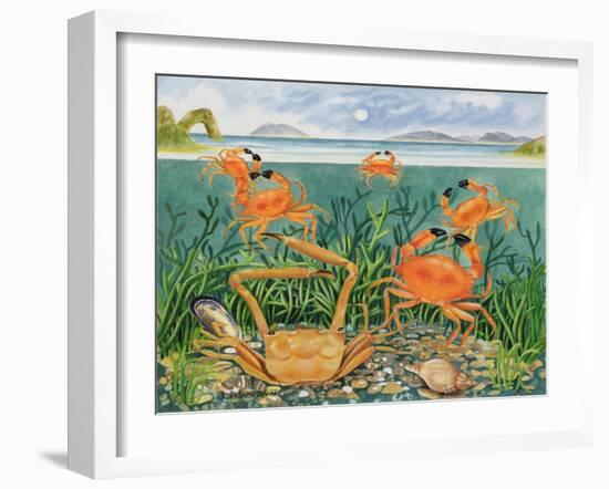 Crabs in the Ocean, 1997-E.B. Watts-Framed Giclee Print