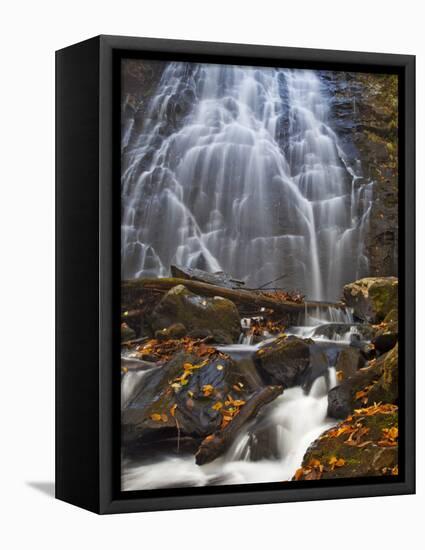 Crabtree Falls in the Blue Ridge Parkway of North Carolina, USA-Chuck Haney-Framed Premier Image Canvas