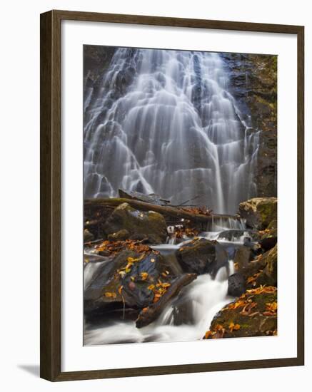 Crabtree Falls in the Blue Ridge Parkway of North Carolina, USA-Chuck Haney-Framed Photographic Print