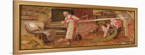 Crabtree Watching the Transit of Venus in 1639-Ford Madox Brown-Framed Premier Image Canvas