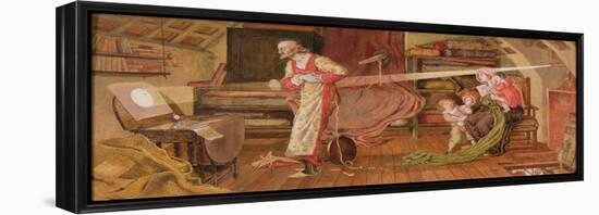 Crabtree Watching the Transit of Venus in 1639-Ford Madox Brown-Framed Premier Image Canvas