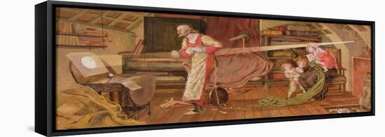 Crabtree Watching the Transit of Venus in 1639-Ford Madox Brown-Framed Premier Image Canvas