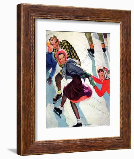 "Crack the Whip," March 2, 1940-Emery Clarke-Framed Giclee Print