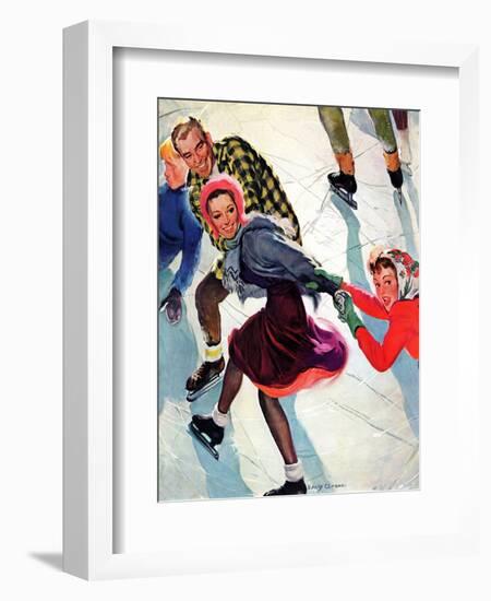 "Crack the Whip," March 2, 1940-Emery Clarke-Framed Giclee Print