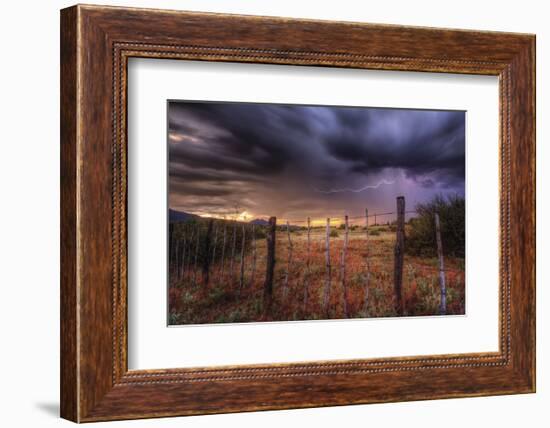 Crack-Bob Larson-Framed Art Print