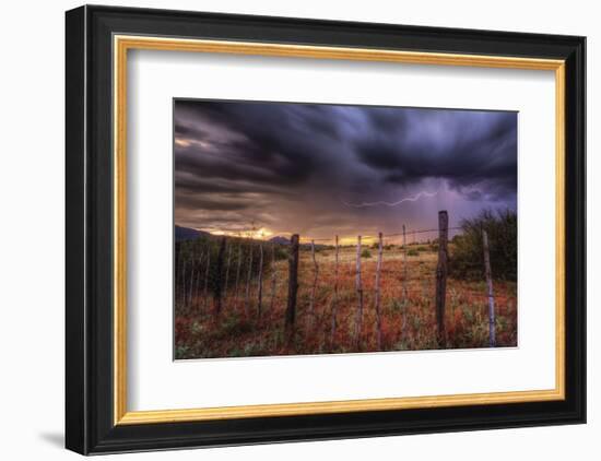 Crack-Bob Larson-Framed Art Print