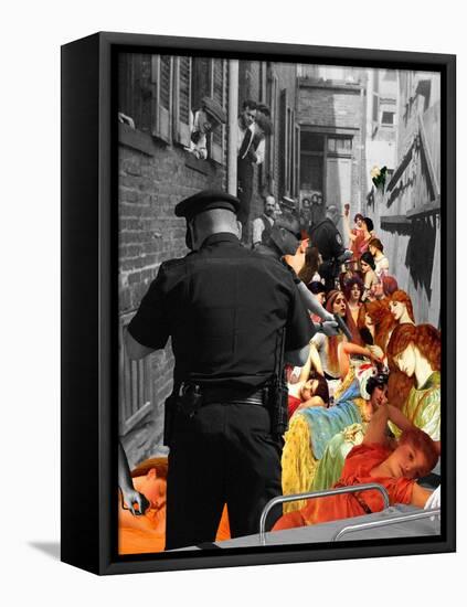 Crackdown-Barry Kite-Framed Stretched Canvas