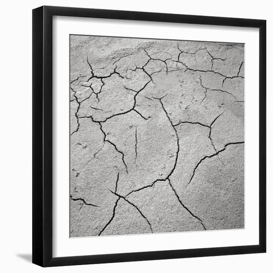 Cracked Desert Mud-null-Framed Photographic Print