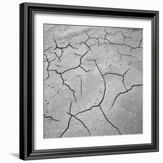 Cracked Desert Mud-null-Framed Photographic Print