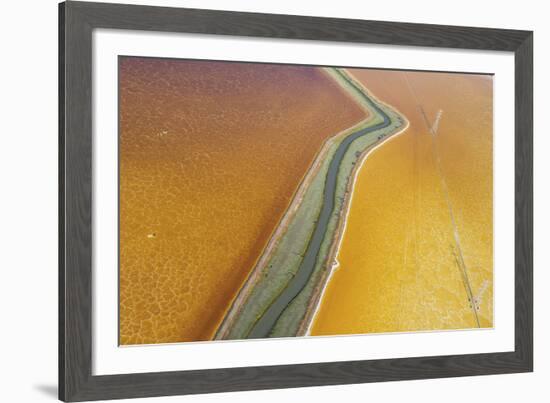 Cracked Earth-Jason Hawkes-Framed Giclee Print