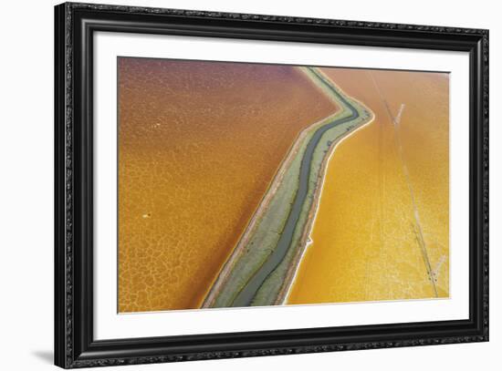 Cracked Earth-Jason Hawkes-Framed Giclee Print