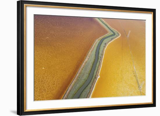 Cracked Earth-Jason Hawkes-Framed Giclee Print