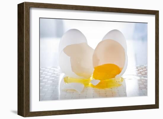 Cracked Egg-Steve Gadomski-Framed Photographic Print