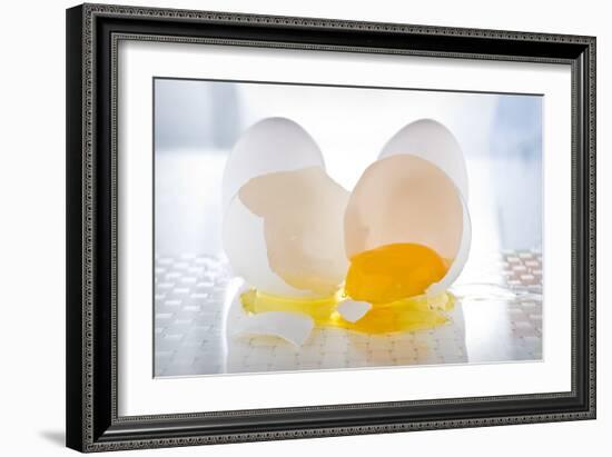 Cracked Egg-Steve Gadomski-Framed Photographic Print