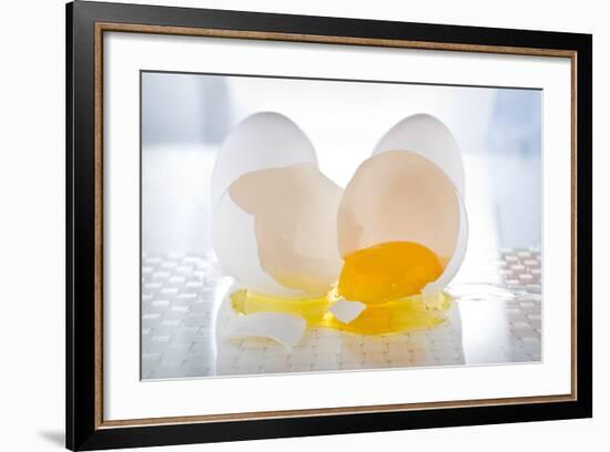 Cracked Egg-Steve Gadomski-Framed Photographic Print