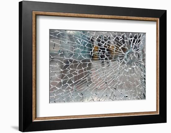 Cracked Glass-alexkar08-Framed Photographic Print
