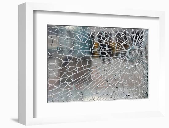Cracked Glass-alexkar08-Framed Photographic Print