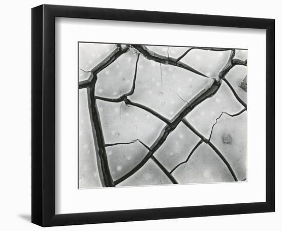 Cracked Mud, High Sierra, California, 1960-Brett Weston-Framed Photographic Print