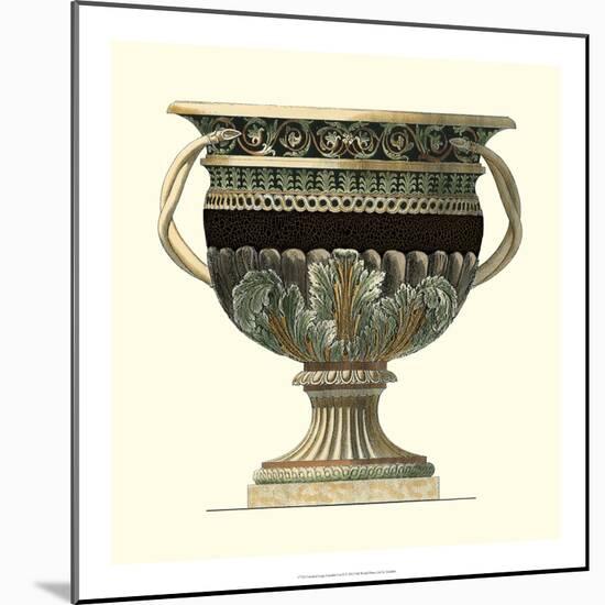 Crackled Large Giardini Urn II-Giovanni Giardini-Mounted Art Print