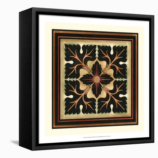 Crackled Square Wood Block III-Vision Studio-Framed Stretched Canvas